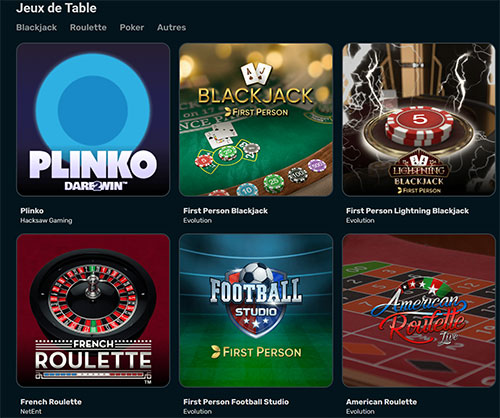 jeux de table grandz bet casino 